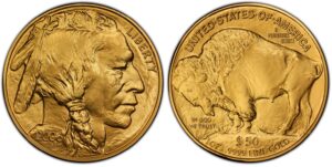 Gold Buffalo coin from an online gold dealer