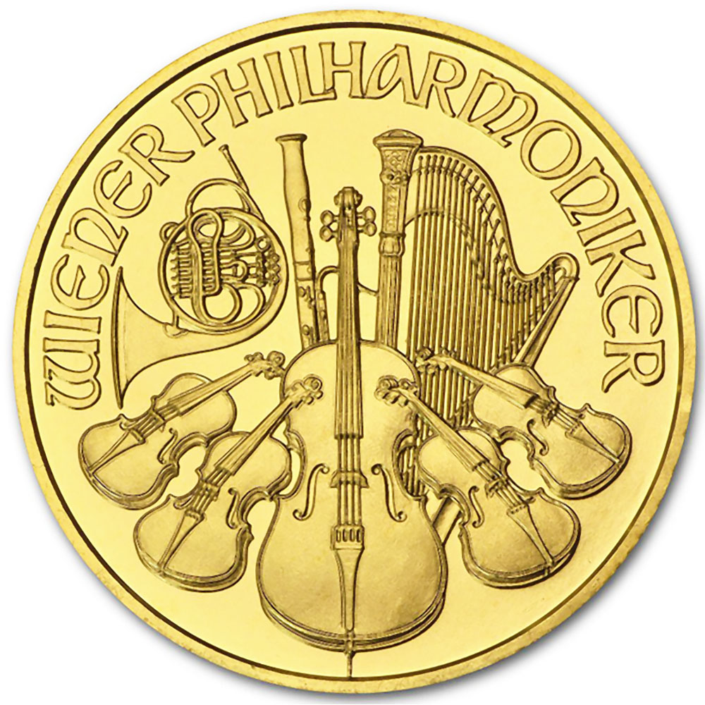 Austrian Mint 1 oz Gold Philharmonic Coin